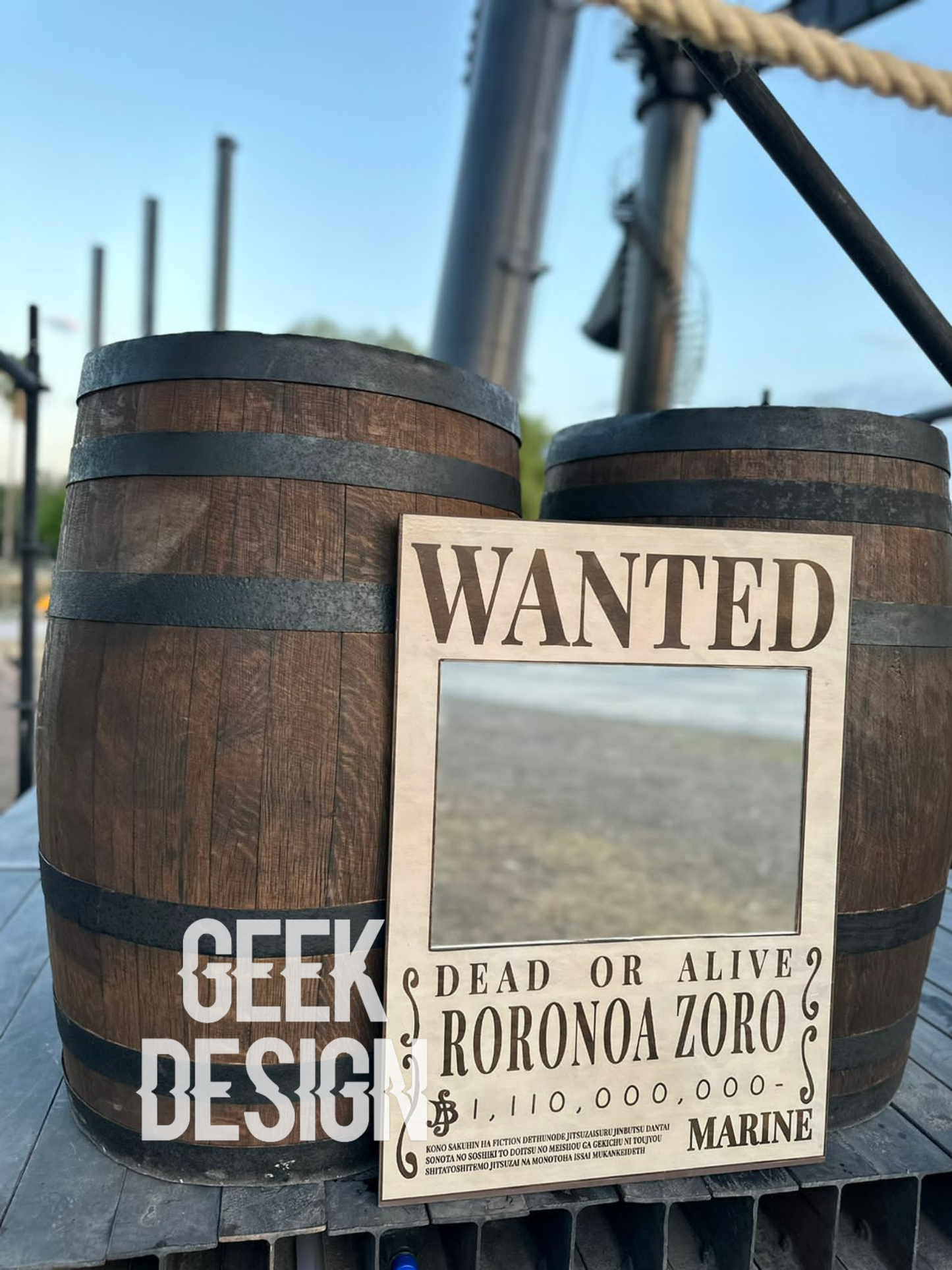 One Piece Custom Mirror